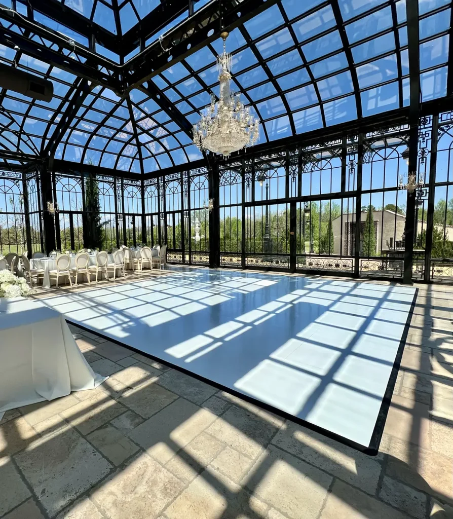 dance floor rental at-blackberry ridge the conservatory