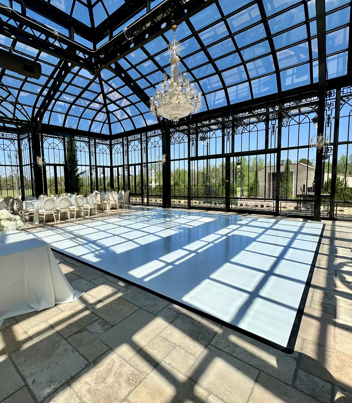 dance floor rental at-blackberry ridge the conservatory